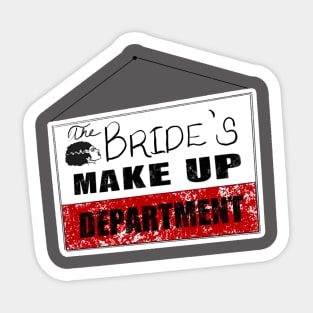 Makeup Department Sticker